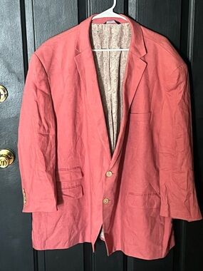 Ralph Lauren Coral Pink Two-Button Sport Coat